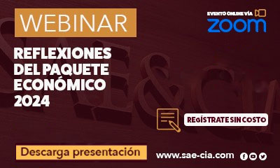 Reflexiones del Paquete Económico 2024 Presentación