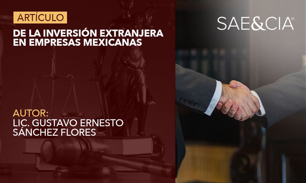 De la inversion extranjera en empresas mexicanas