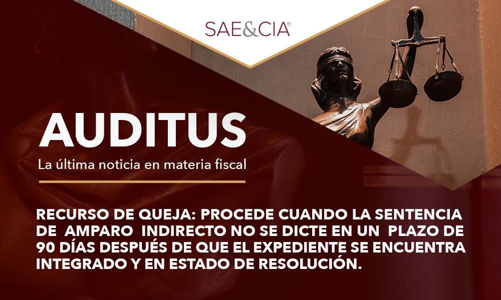 RECURSO DE QUEJA: PROCEDE CUANDO LA SENTENCIA DE AMPARO INDIRECTO NO SE DICTE EN UN PLAZO DE 90 DÍAS DESPUÉS DE QUE EL EXPEDIENTE SE ENCUENTRA INTEGRADO Y EN ESTADO DE RESOLUCIÓN